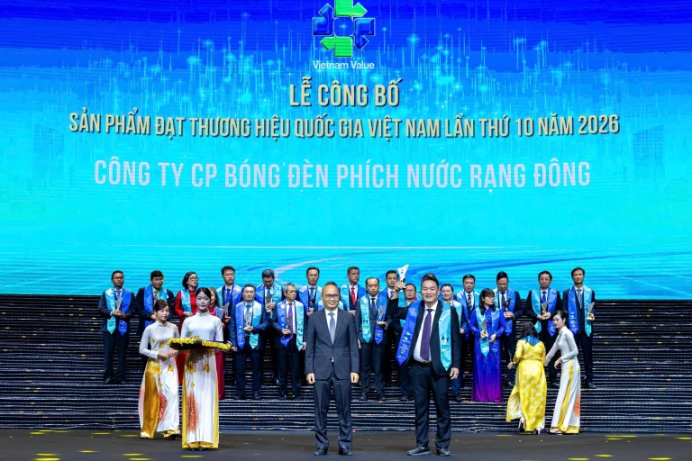 RẠNG ĐÔNG ĐẠT THƯƠNG HIỆU QUỐC GIA VIỆT NAM 2026